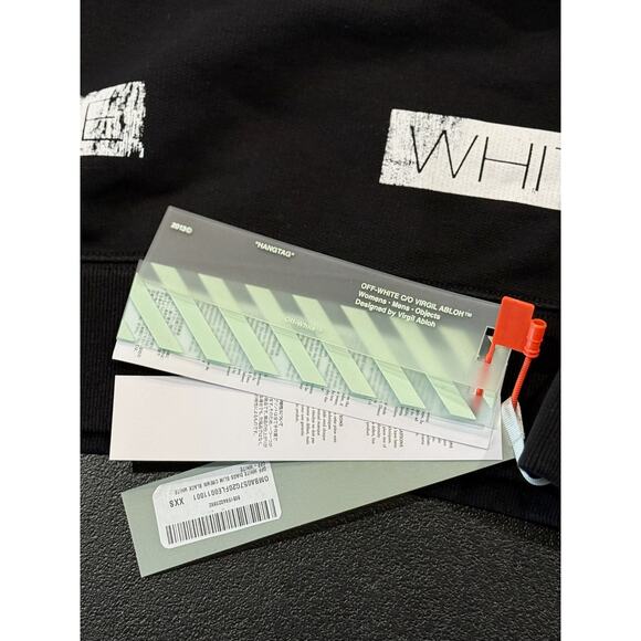 Off White Diag Slim Crewneck *NEW WITH TAGS*SIZE XXS (oversized) - Picture 6 of 10